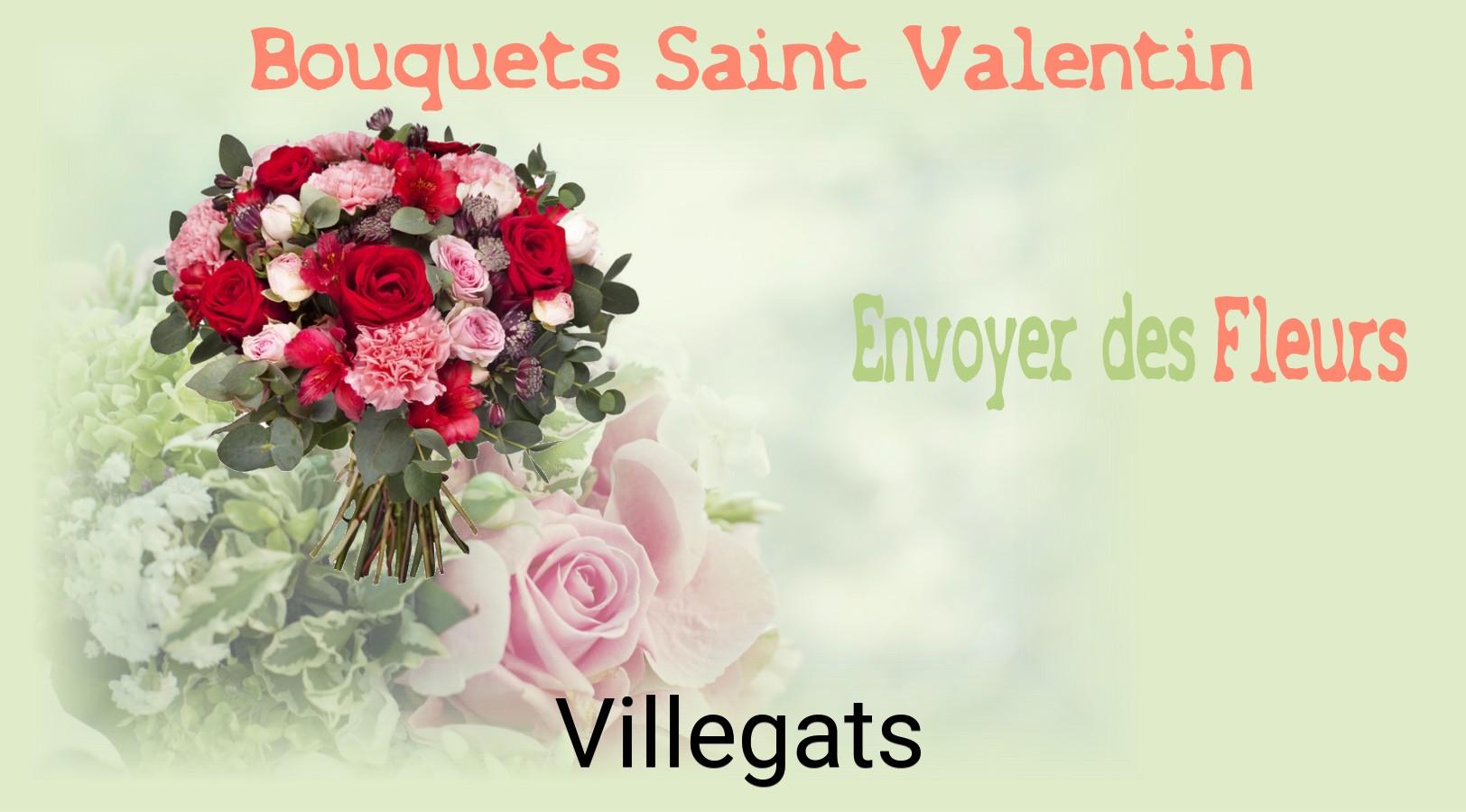 Roses de Saint-Valentin livrées à Villegats